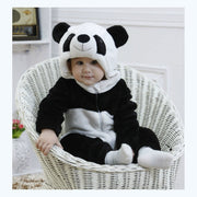 🐼 Asterly Baby™ Cozy Panda Onesie 🧸 Cute Hooded Baby Jumpsuit 🐼🌈