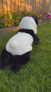 🐼 Asterly Baby™ Cozy Panda Onesie 🧸 Cute Hooded Baby Jumpsuit 🐼🌈